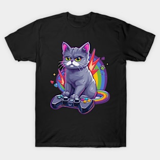 Cat LGBT Film Features T-Shirt